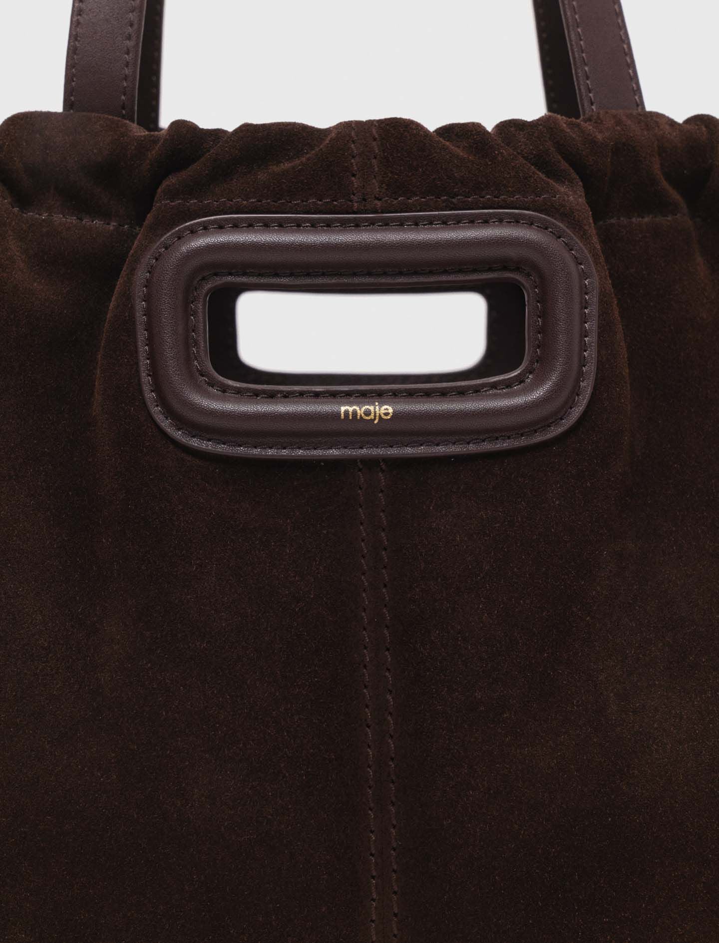 Maje Suede Milpli tote bag