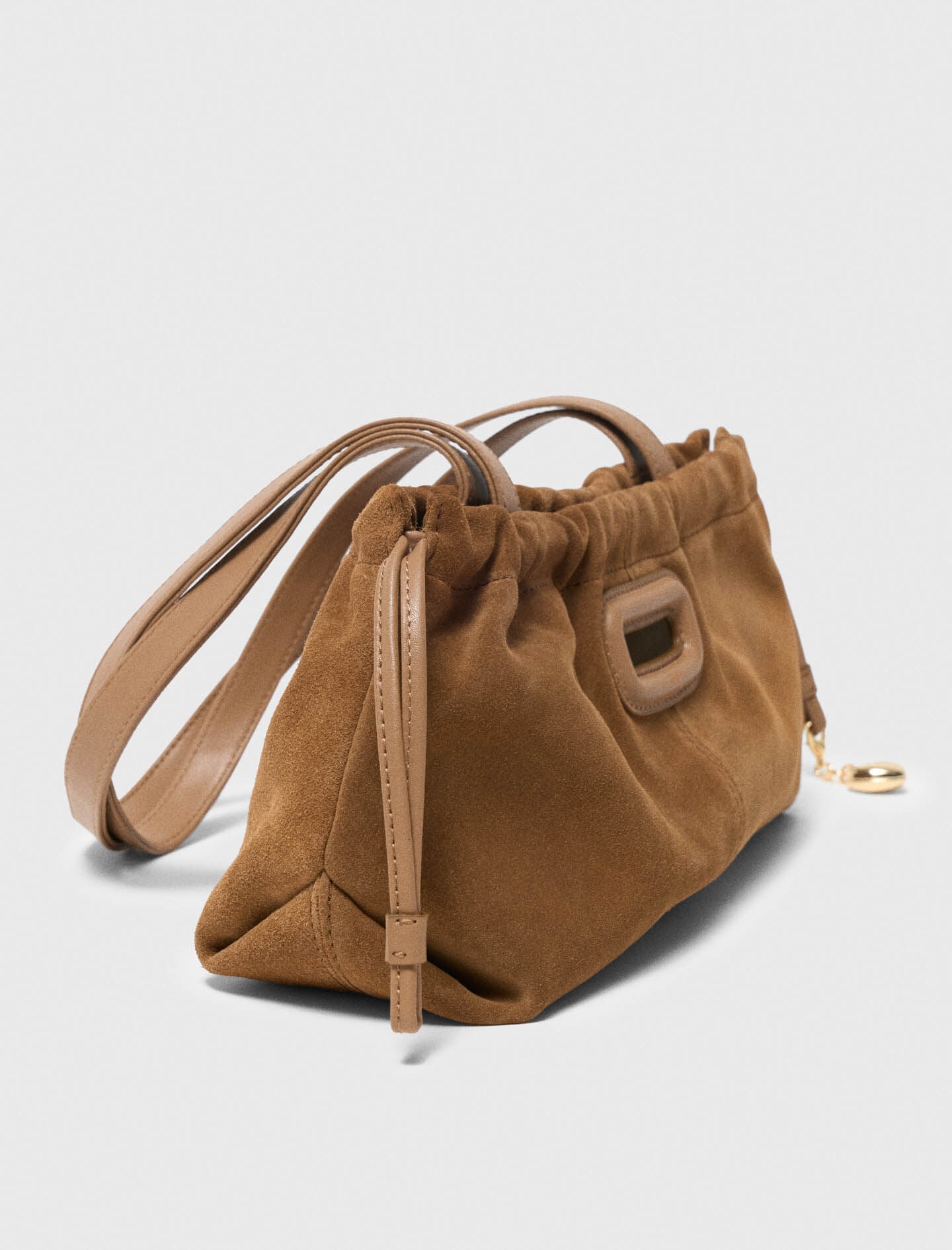 Maje Suede Milpli Gazette bag