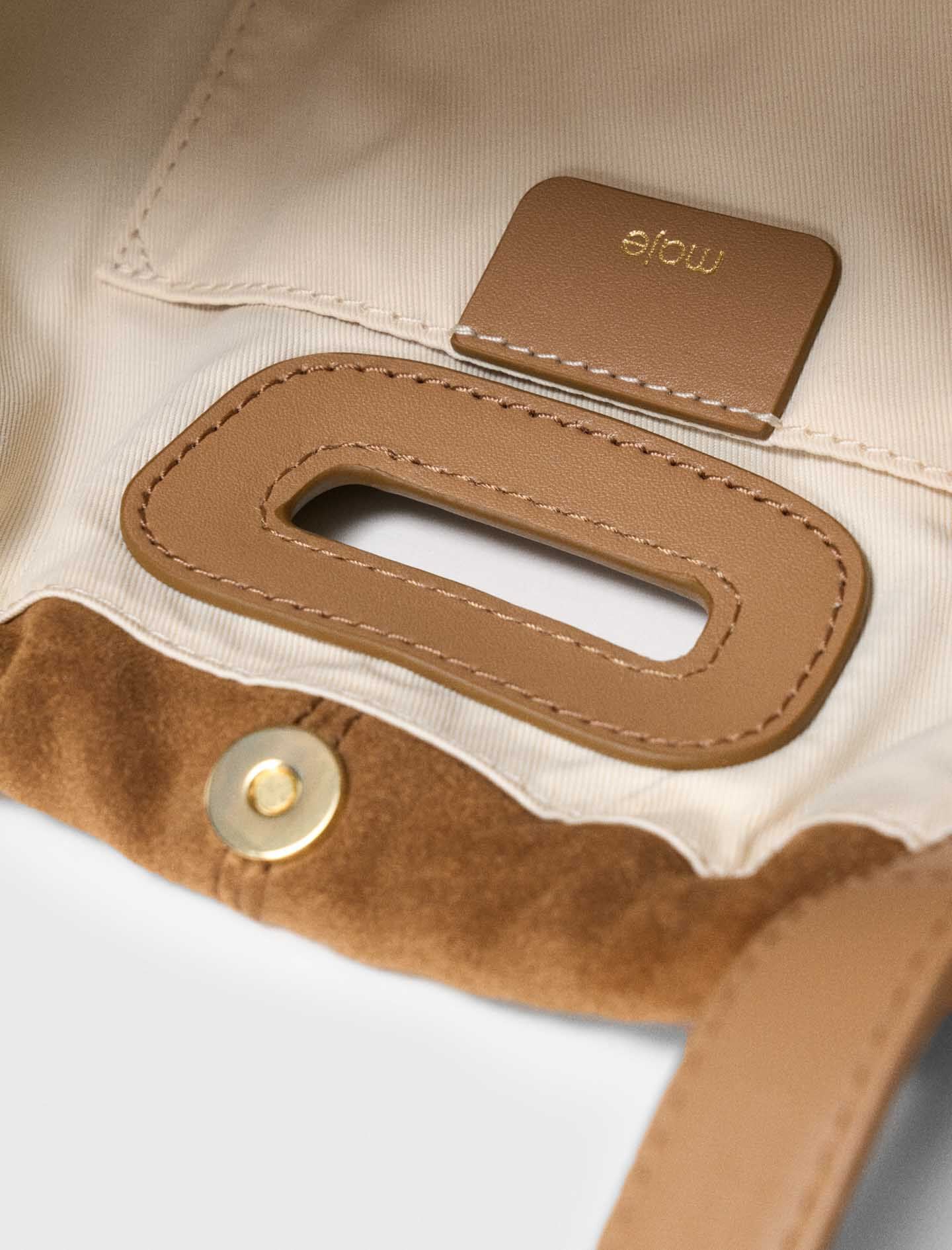 Maje Suede Milpli Gazette bag