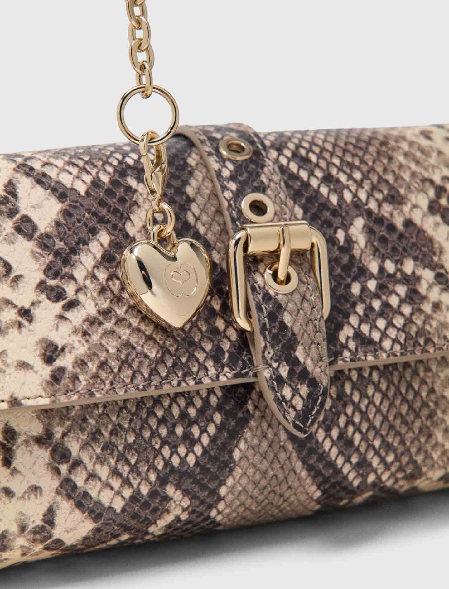 Maje Python-effect Miss M Walk bag
