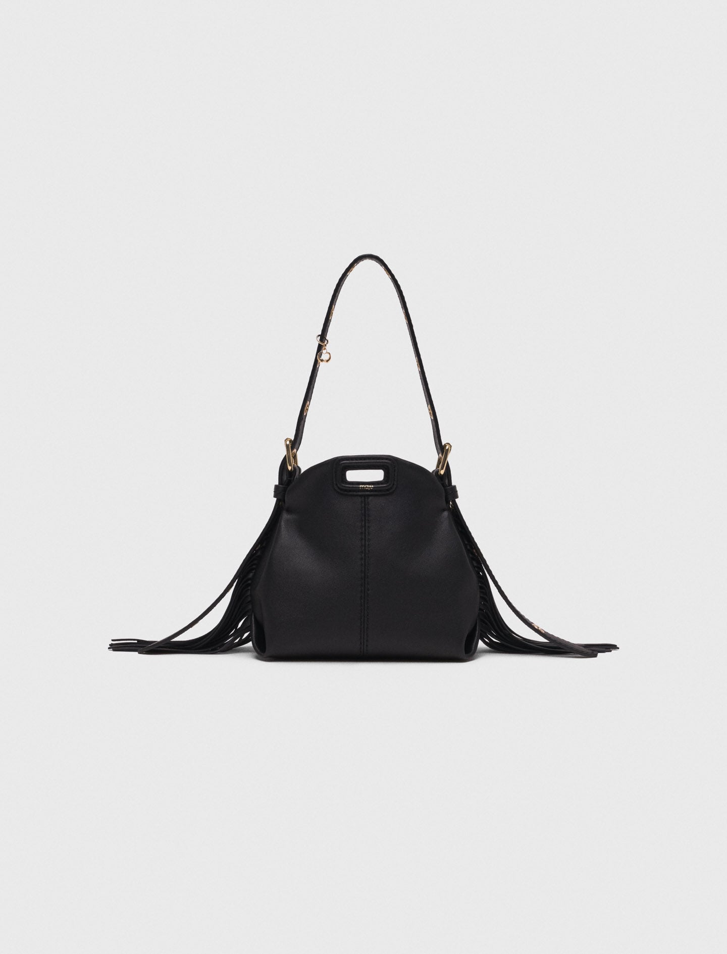 Maje Miss M micro leather bag