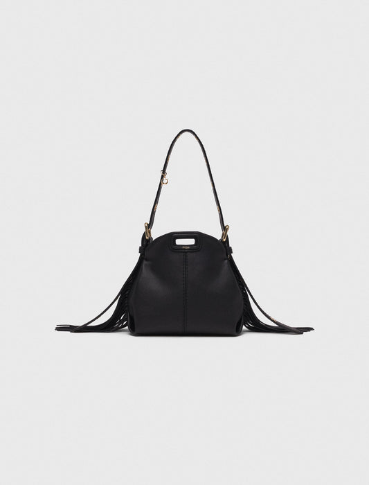 Maje Miss M micro leather bag