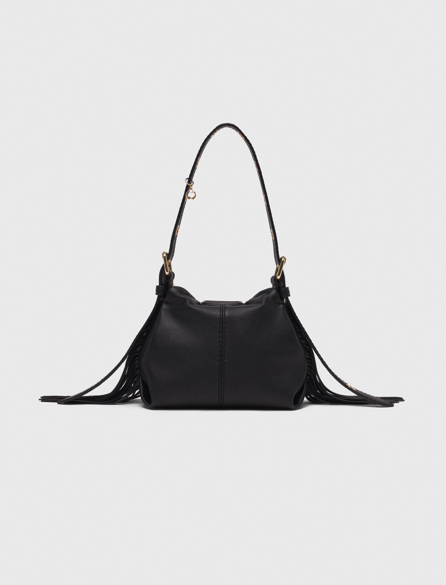 Maje Miss M micro leather bag
