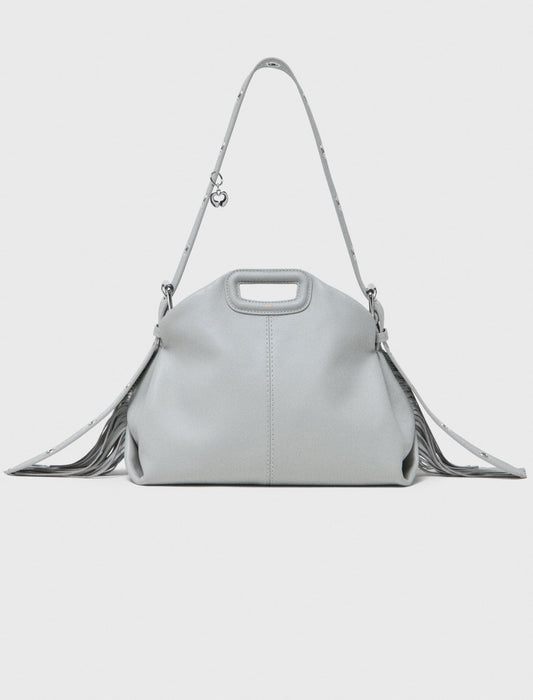 Maje Grained leather Miss M bag