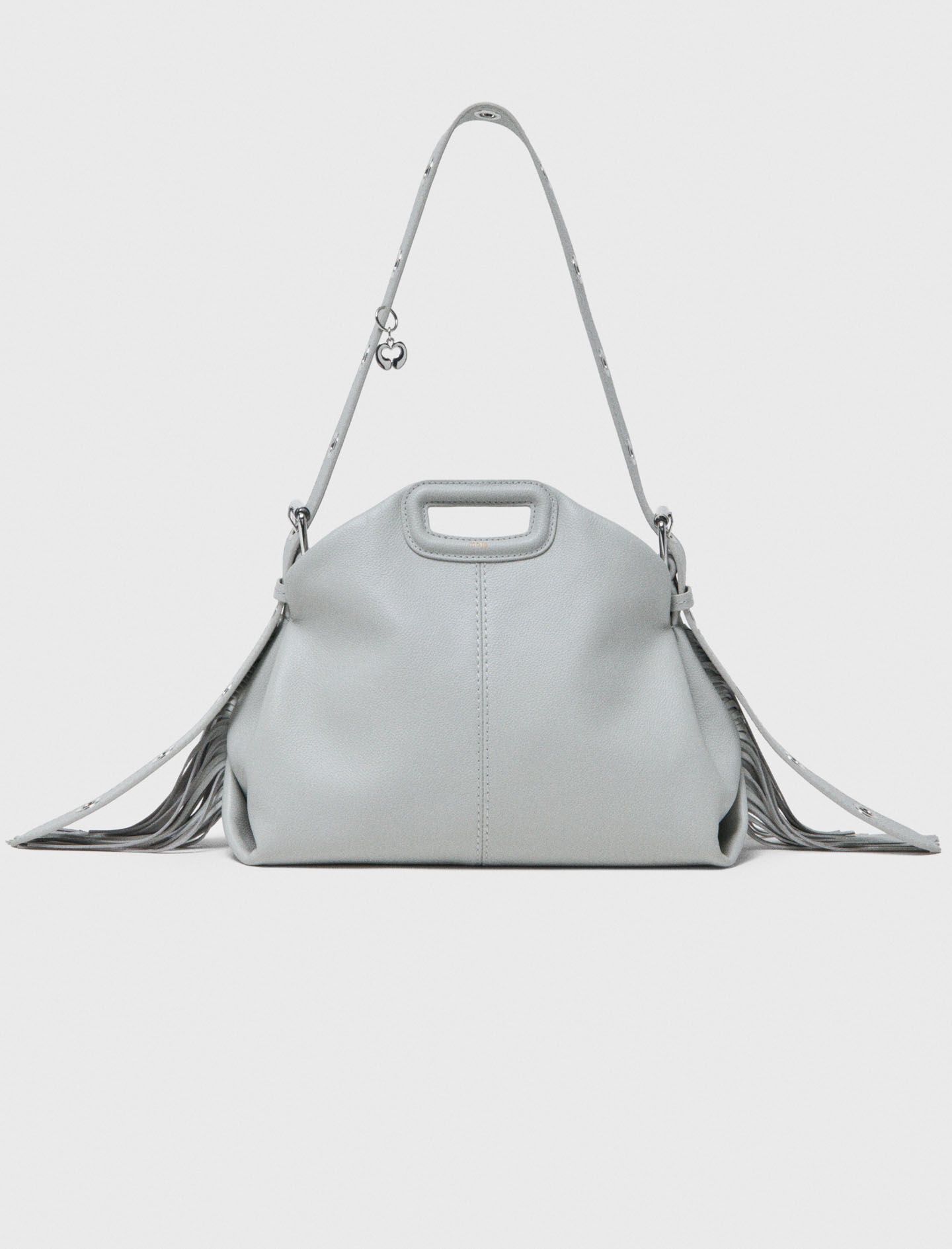 Maje Grained leather Miss M bag