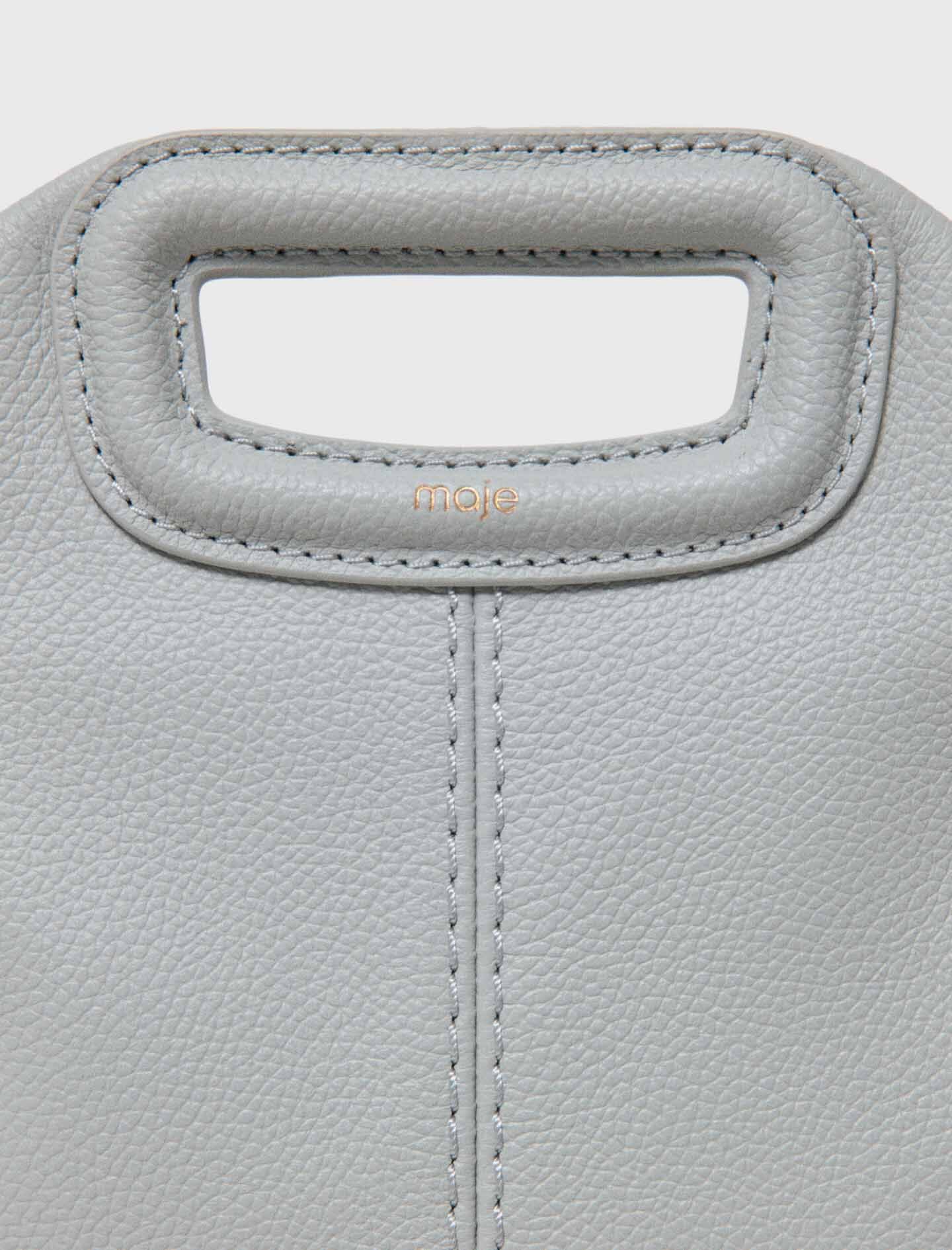 Maje Grained leather Miss M bag