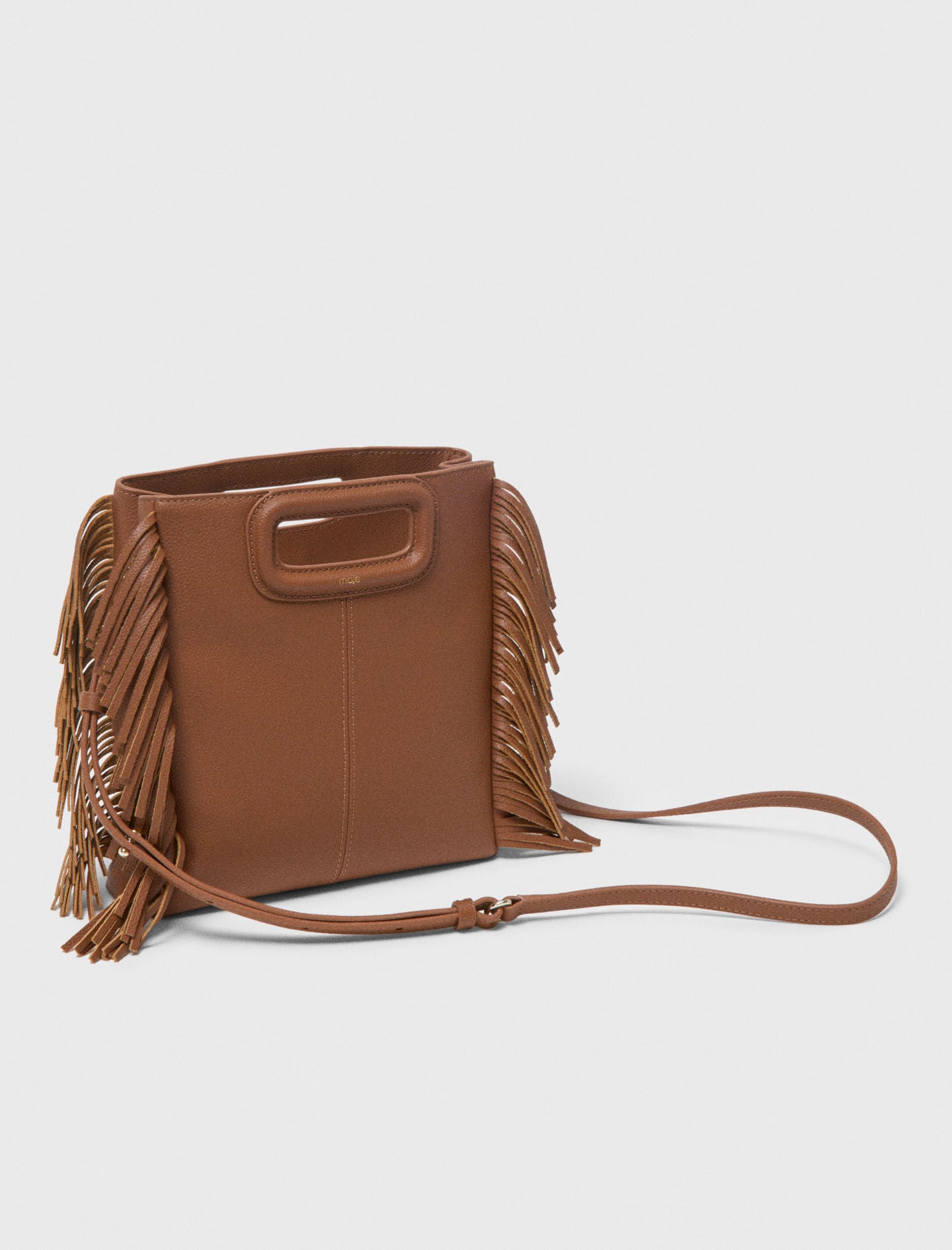 Maje Grained leather M bag