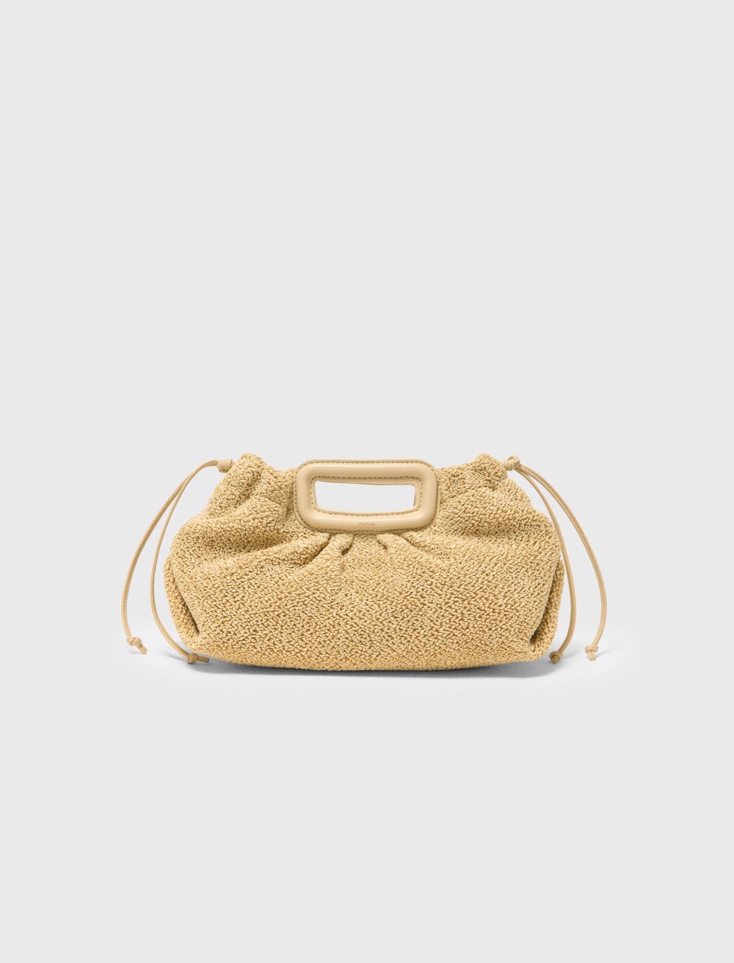Maje Mipli bouclé effect clutch bag