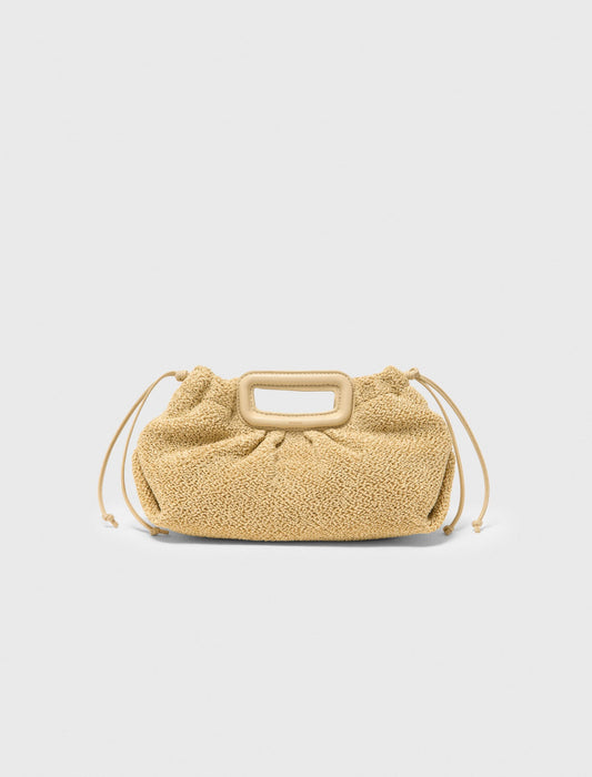 Maje Mipli bouclé effect clutch bag