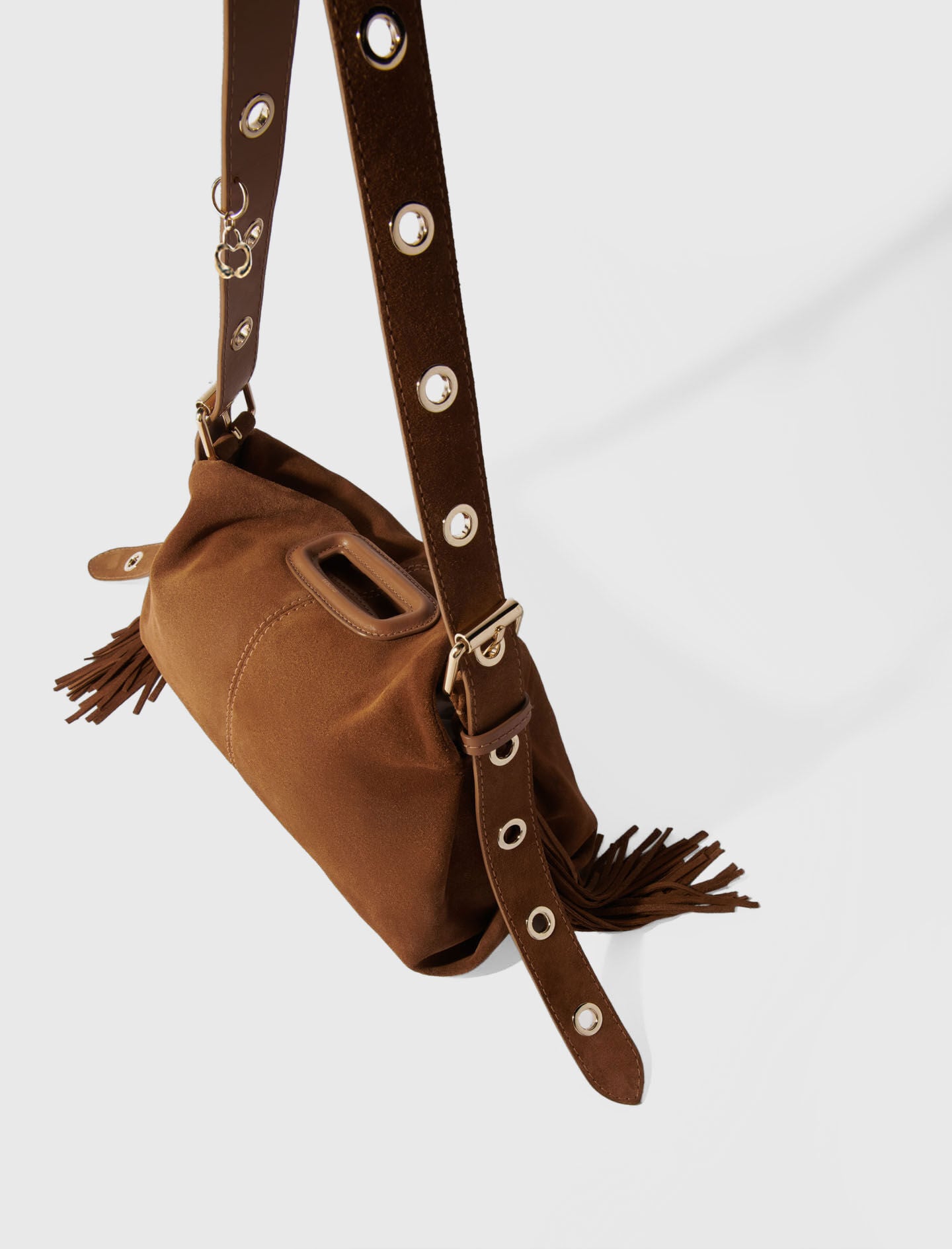 Maje Suede Miss M bag