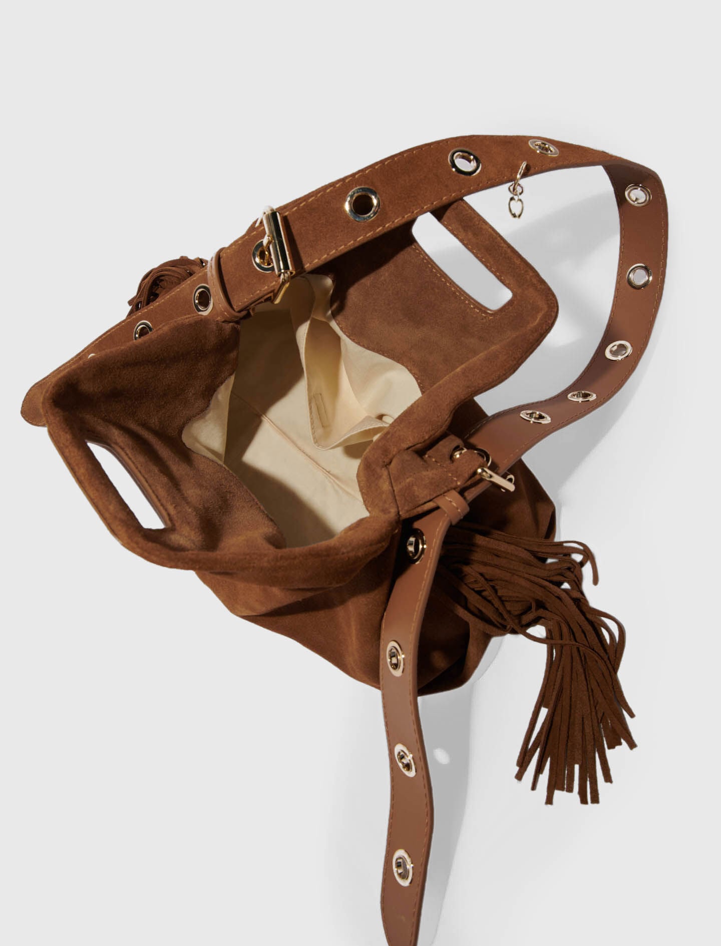 Maje Suede Miss M bag