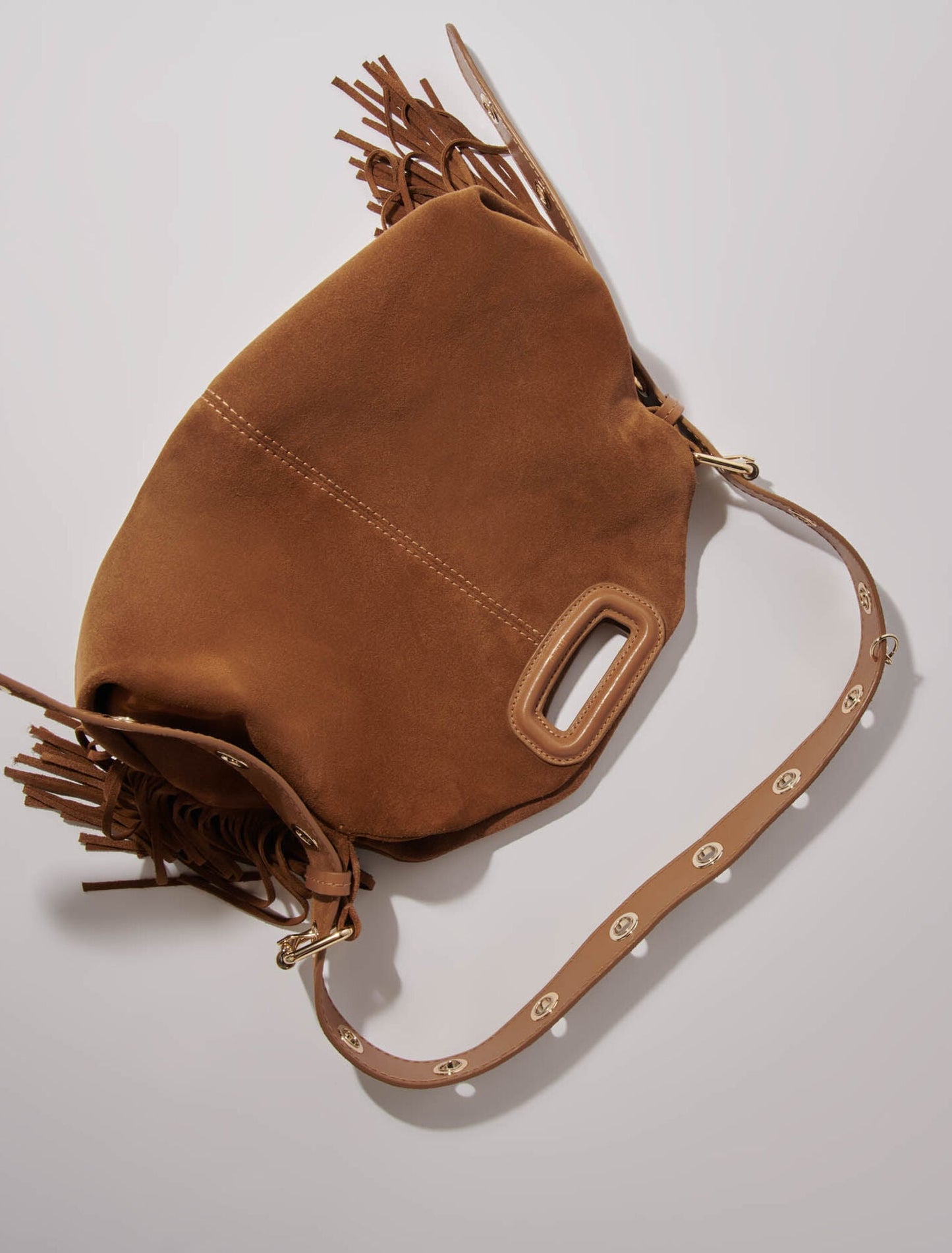 Maje Suede Miss M bag