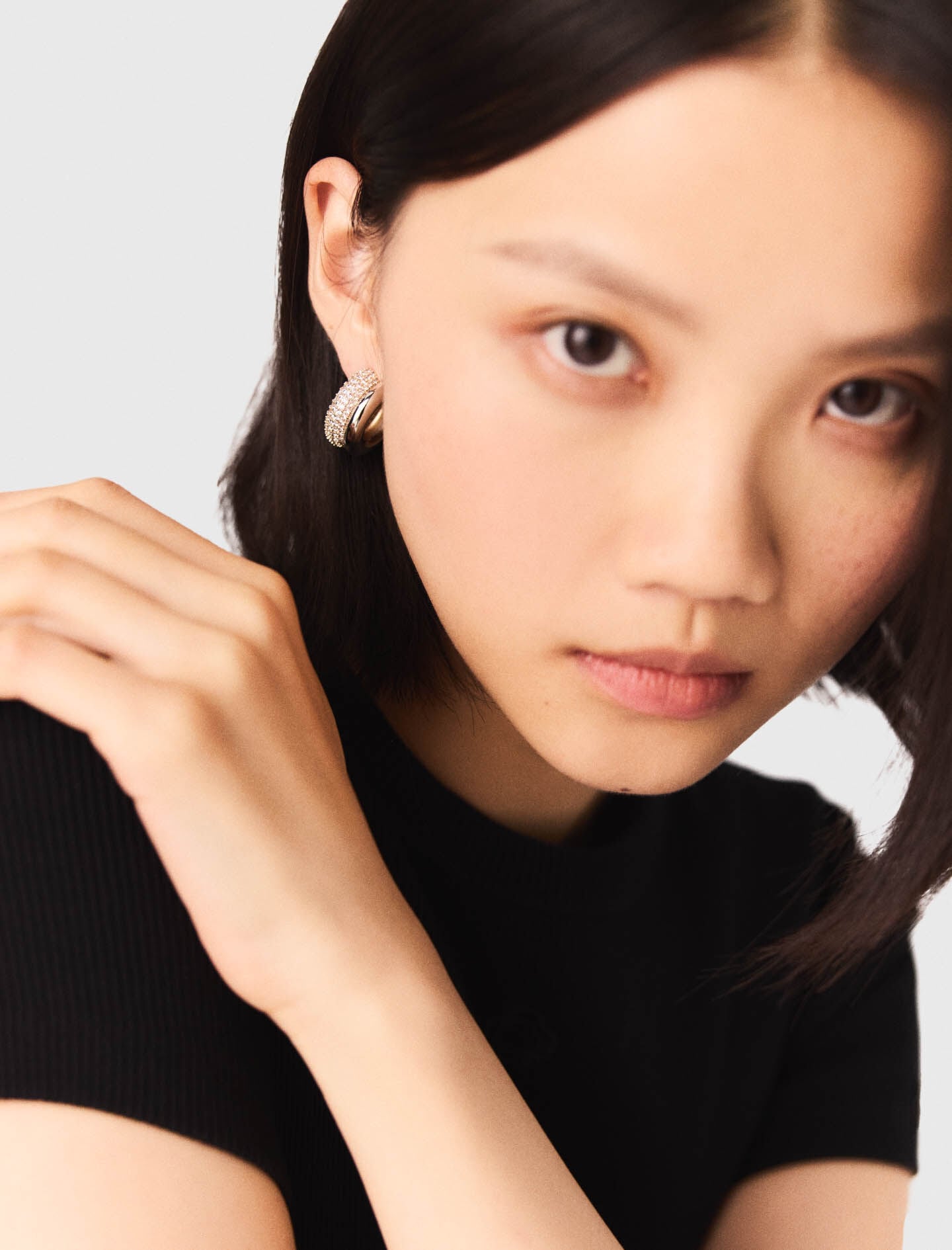 Maje Rhinestone earrings