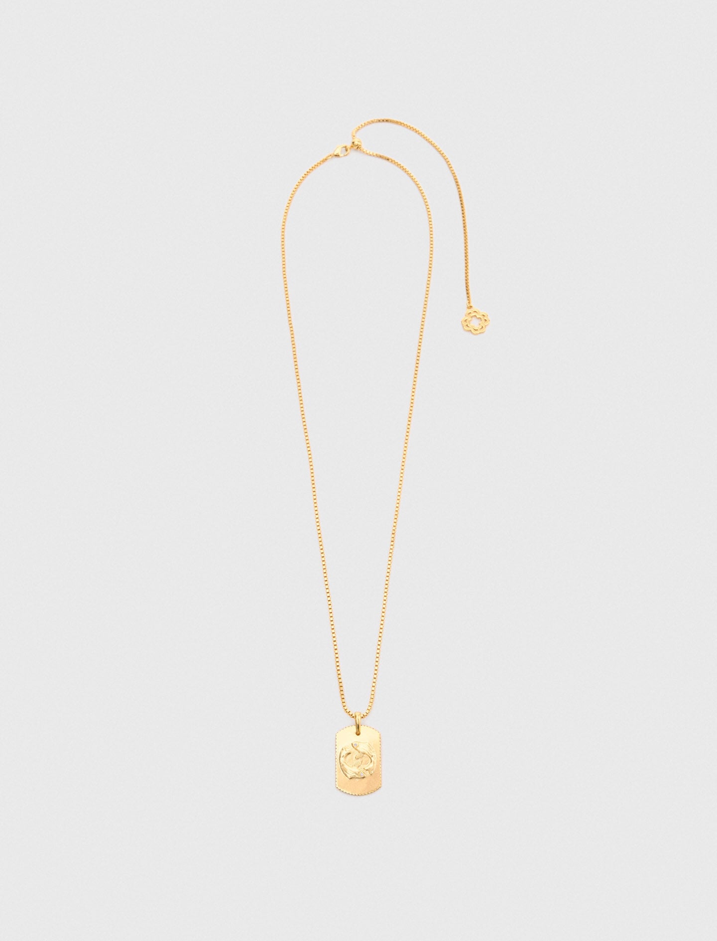 Maje Zodiac sign plaque necklace