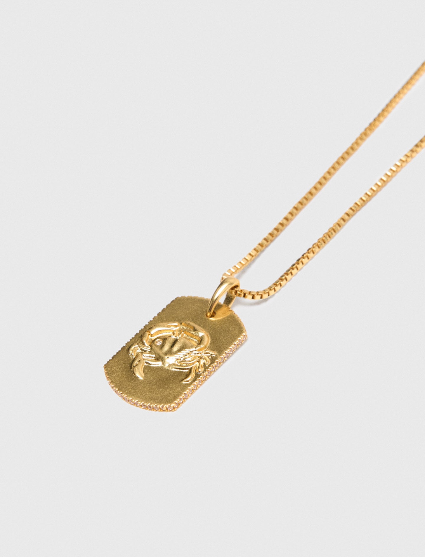 Maje Zodiac sign plaque necklace