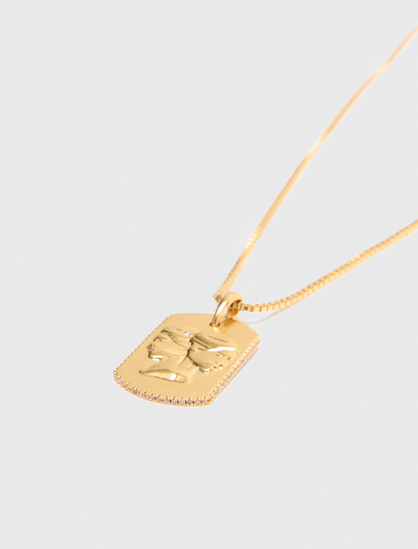 Maje Zodiac sign plaque necklace
