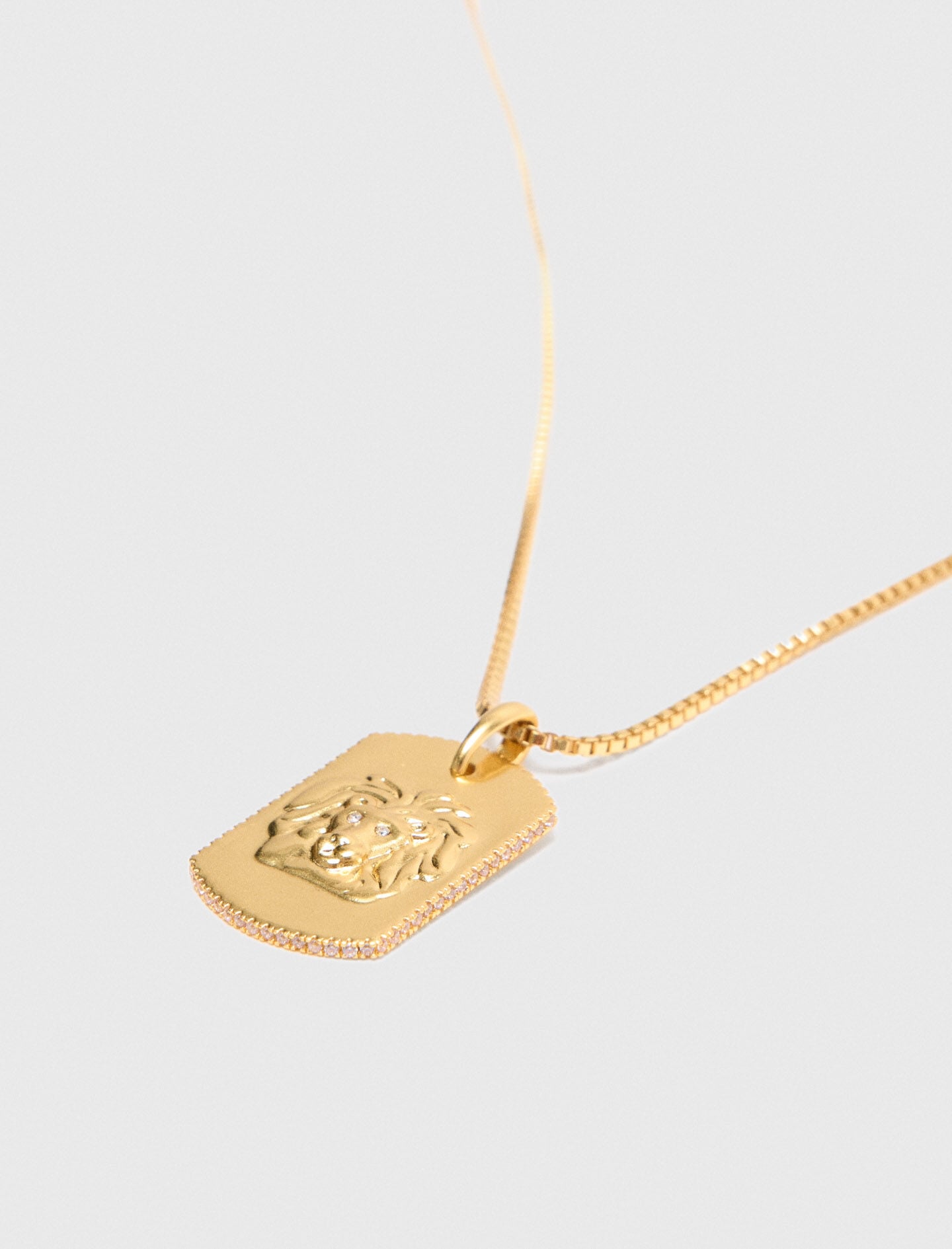 Maje Zodiac sign plaque necklace