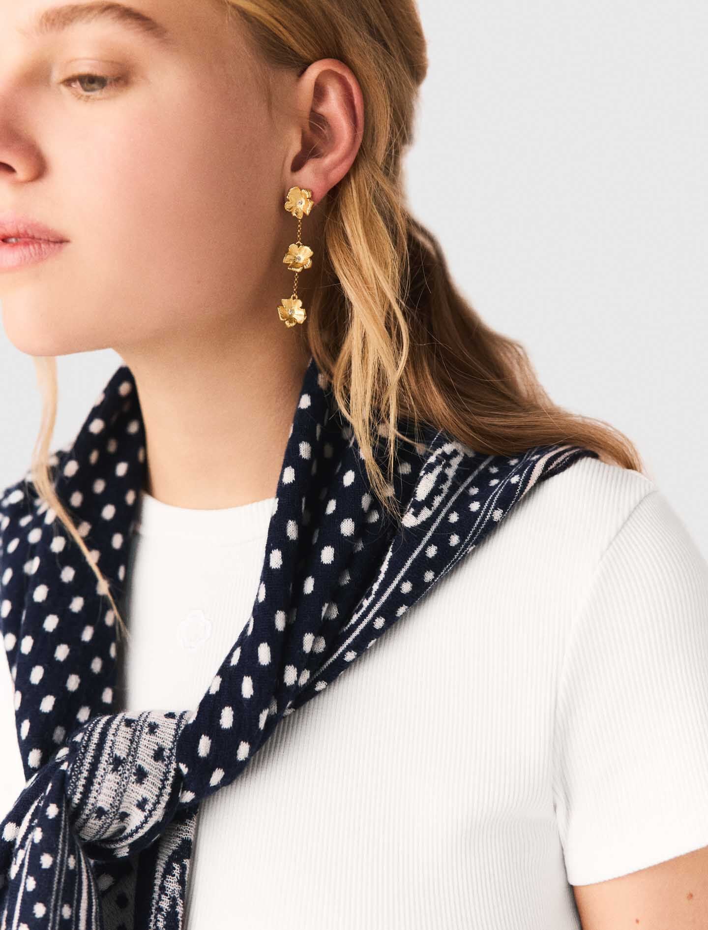 Maje Flower earrings