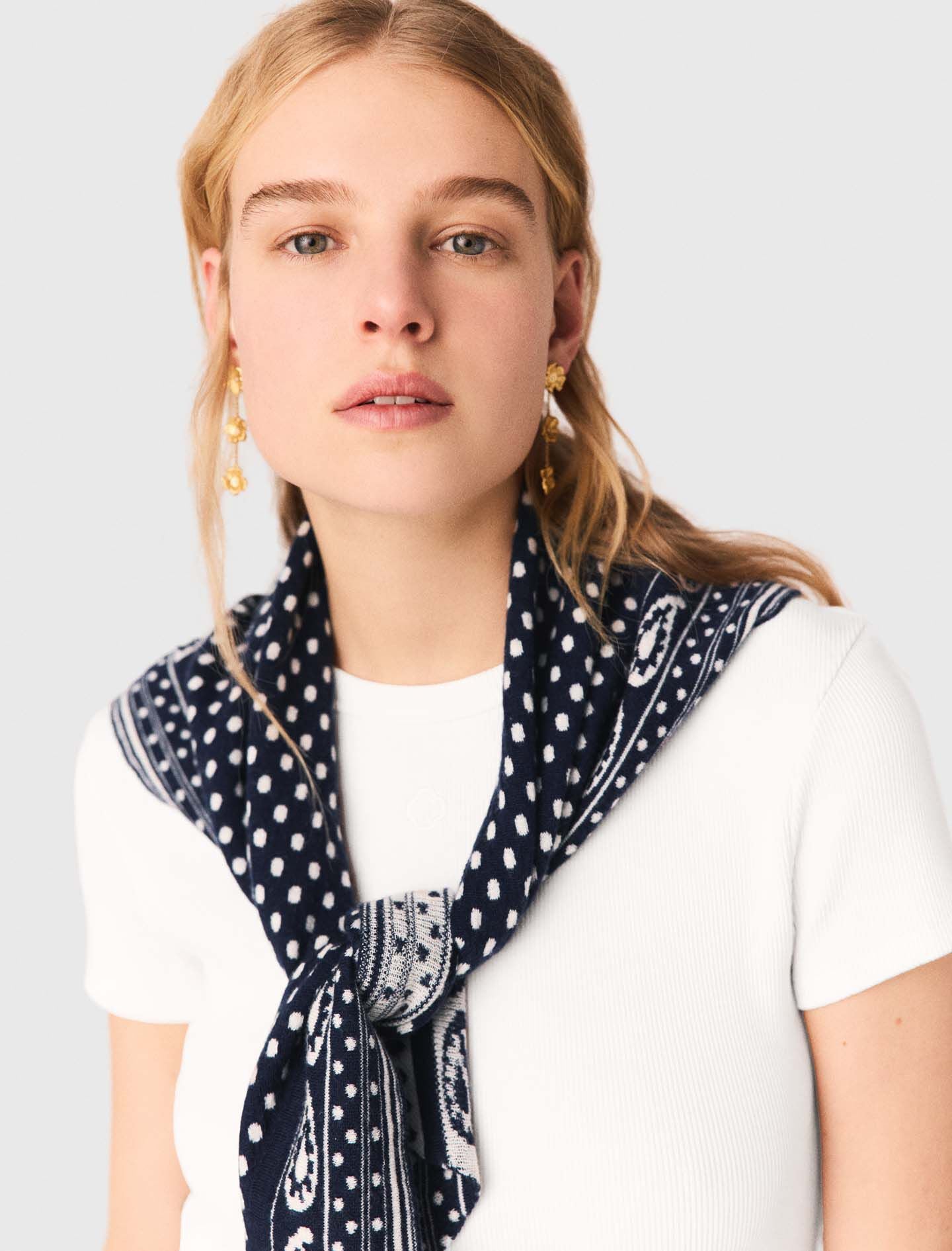 Maje Flower earrings