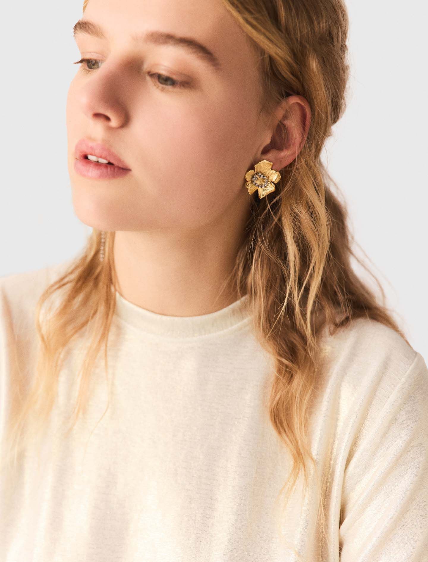 Maje Flower earrings
