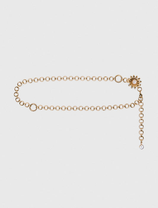 Maje Chain belt with flowers