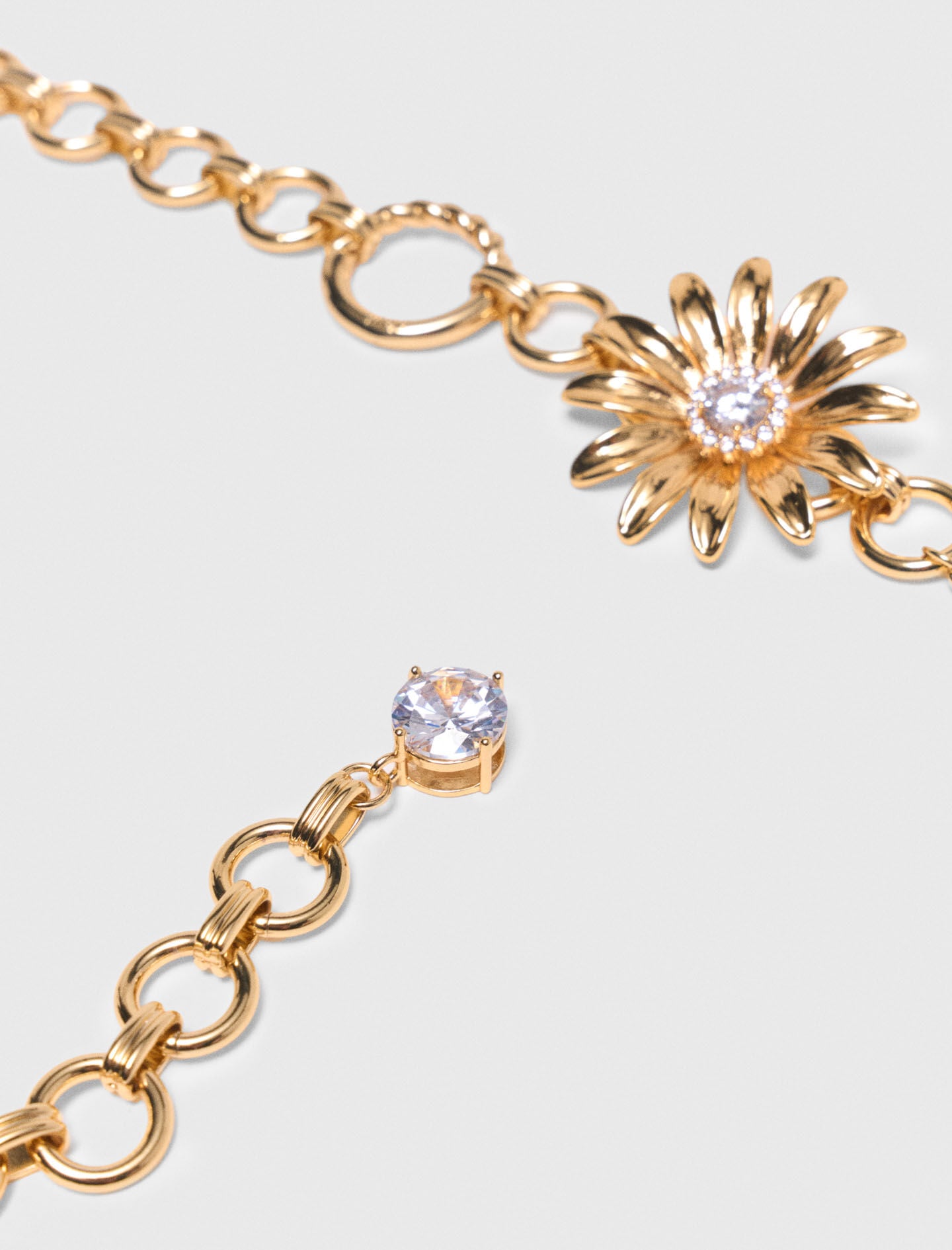 Maje Chain belt with flowers
