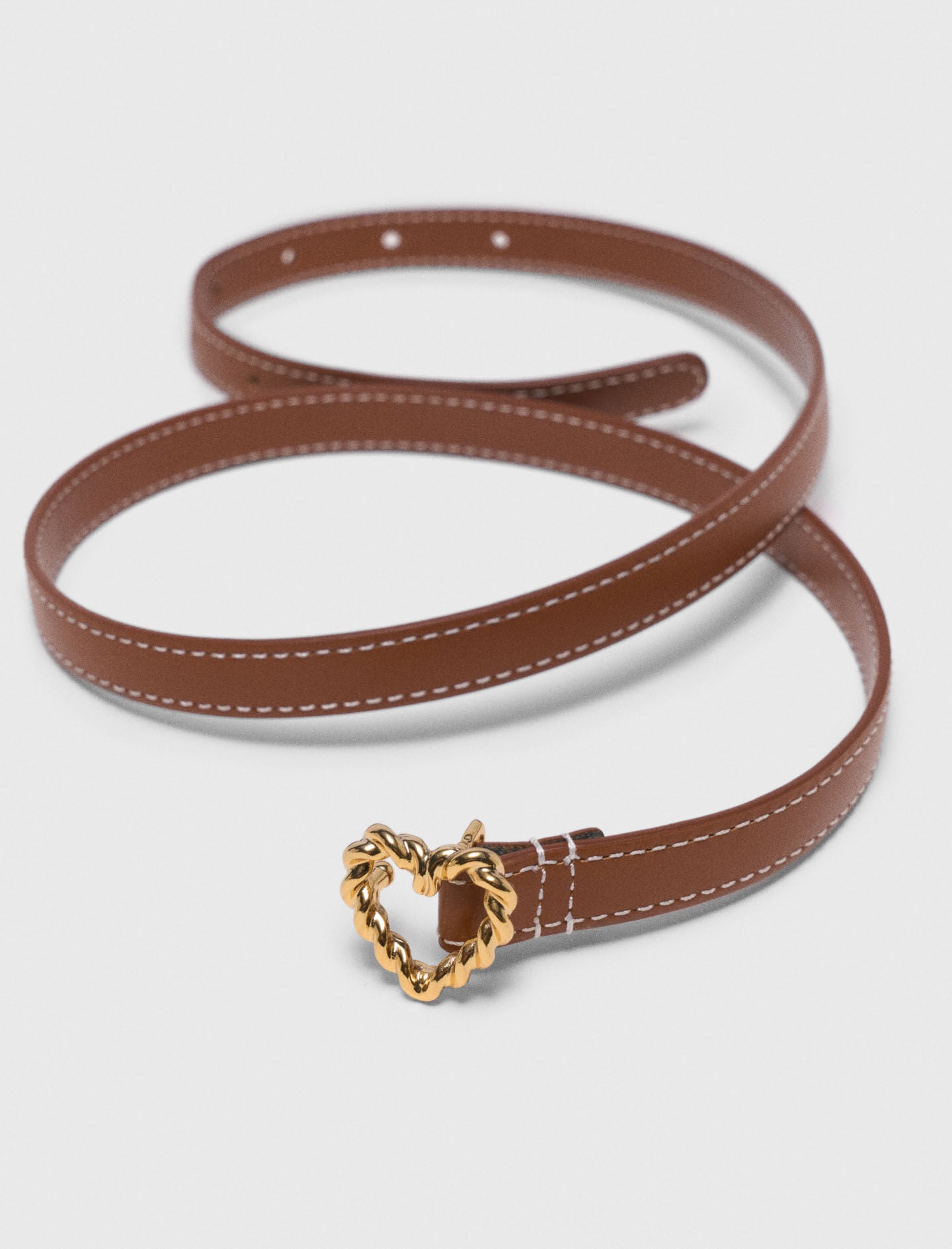 Maje Slim heart belt