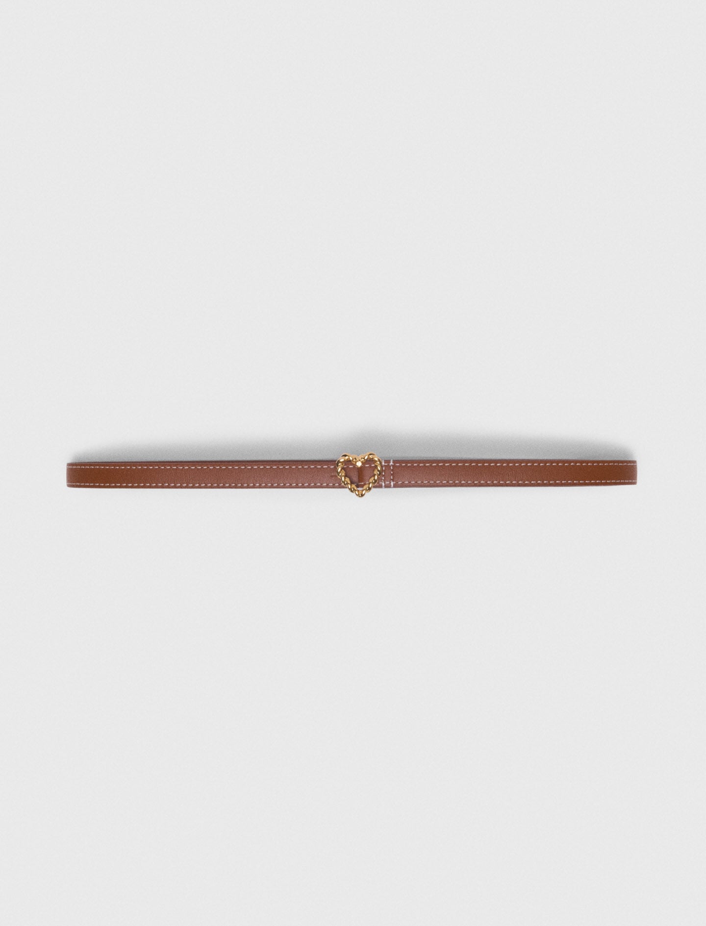 Maje Slim heart belt