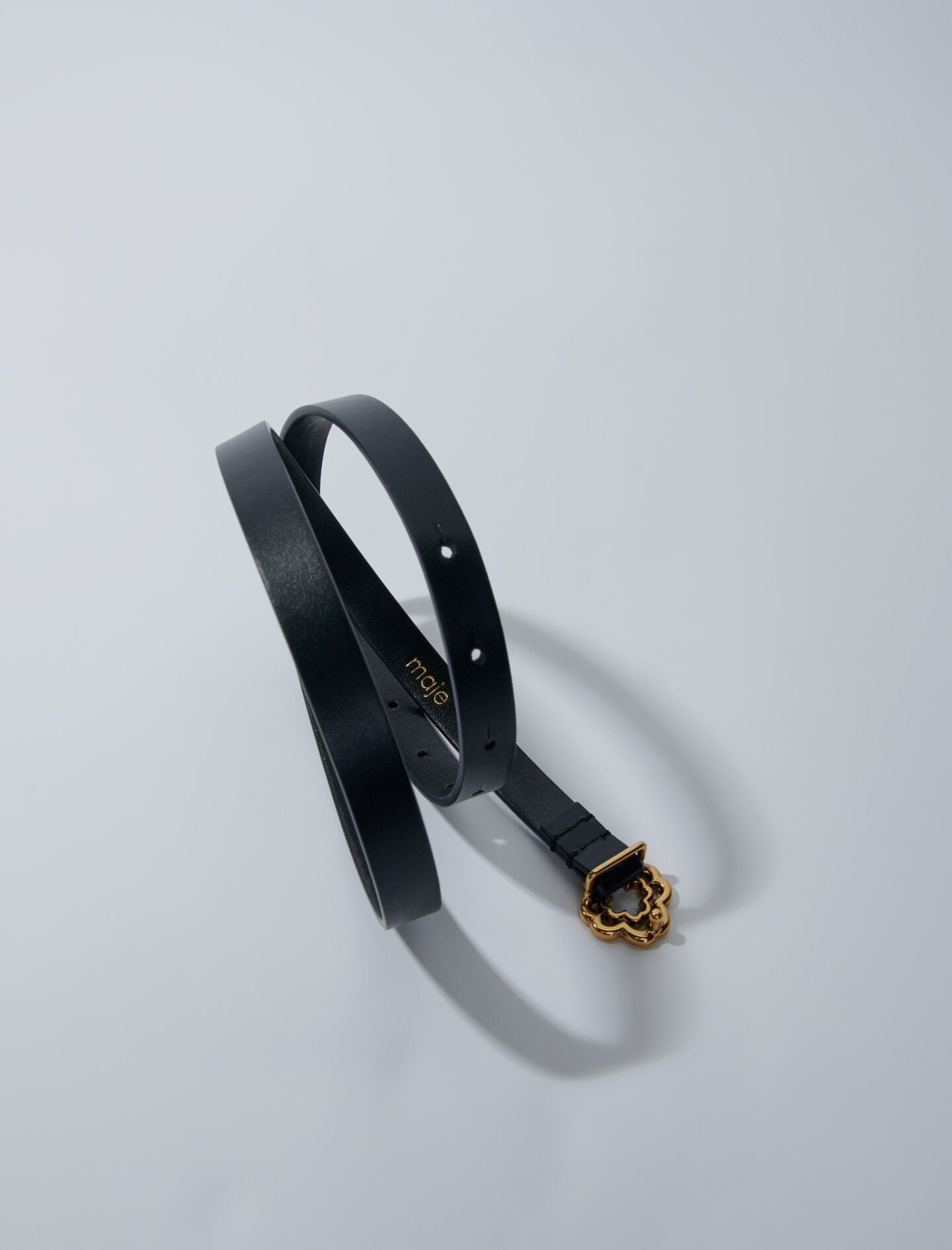 Maje Slim Clover belt