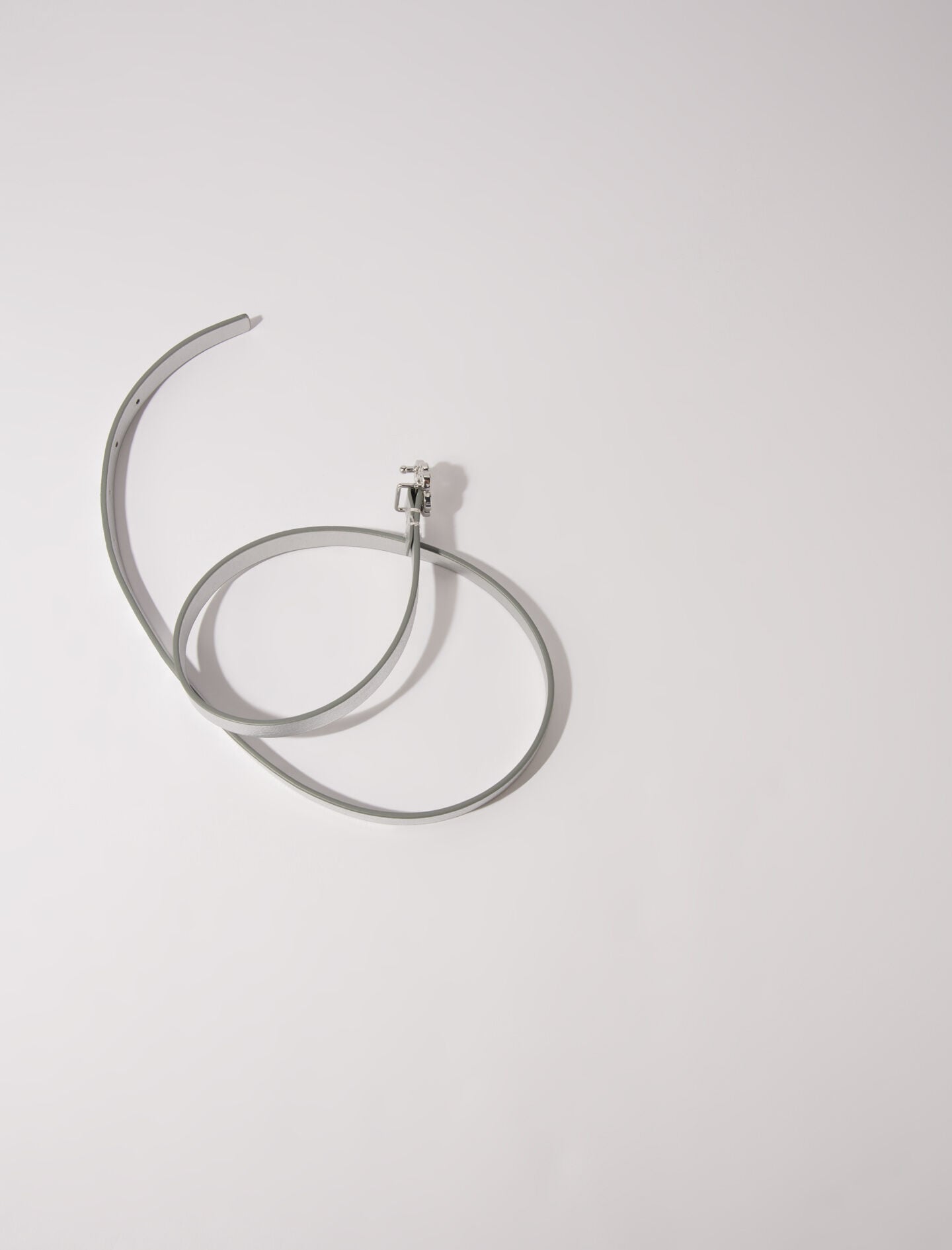 Maje Slim belt with Clover buckle