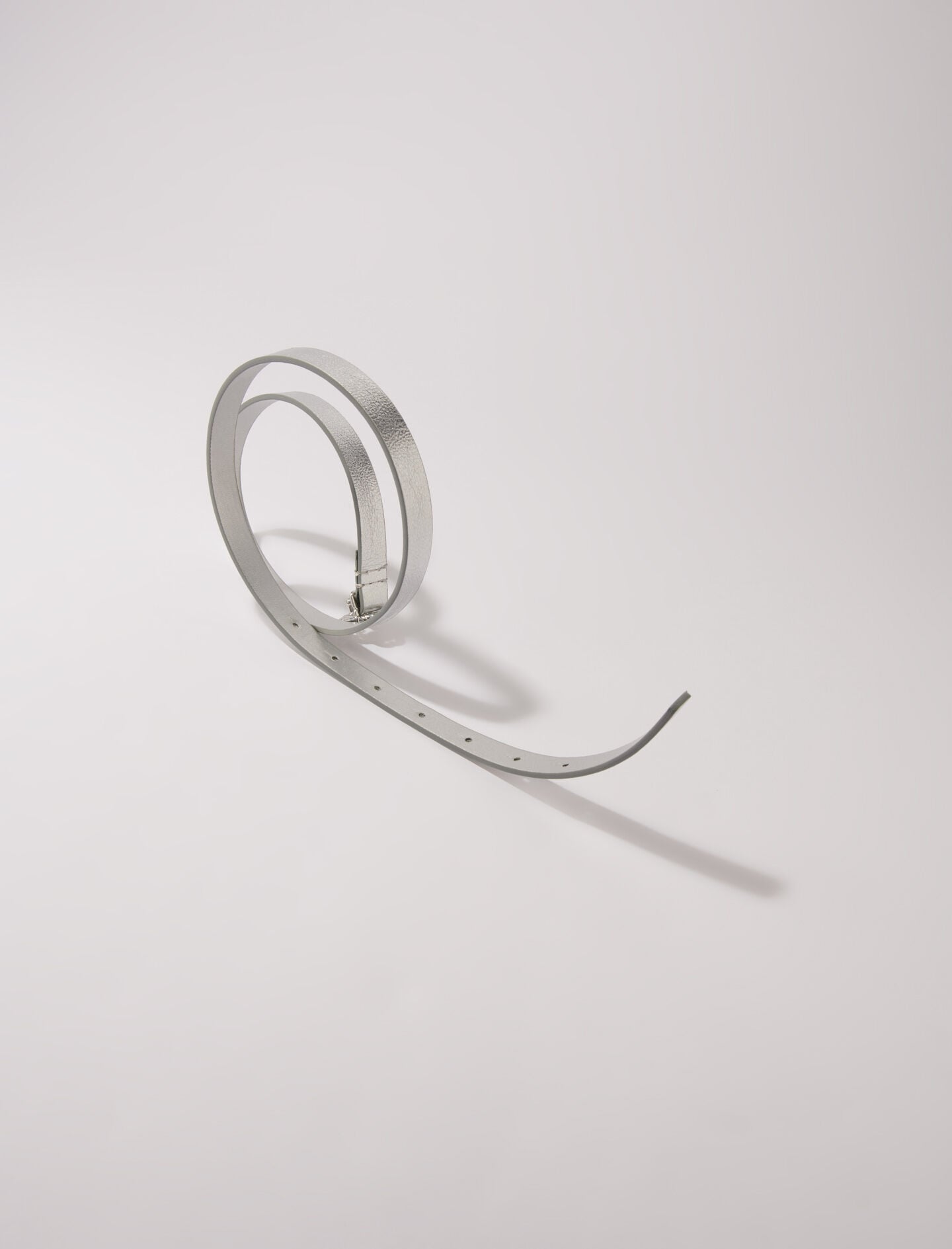 Maje Slim belt with Clover buckle