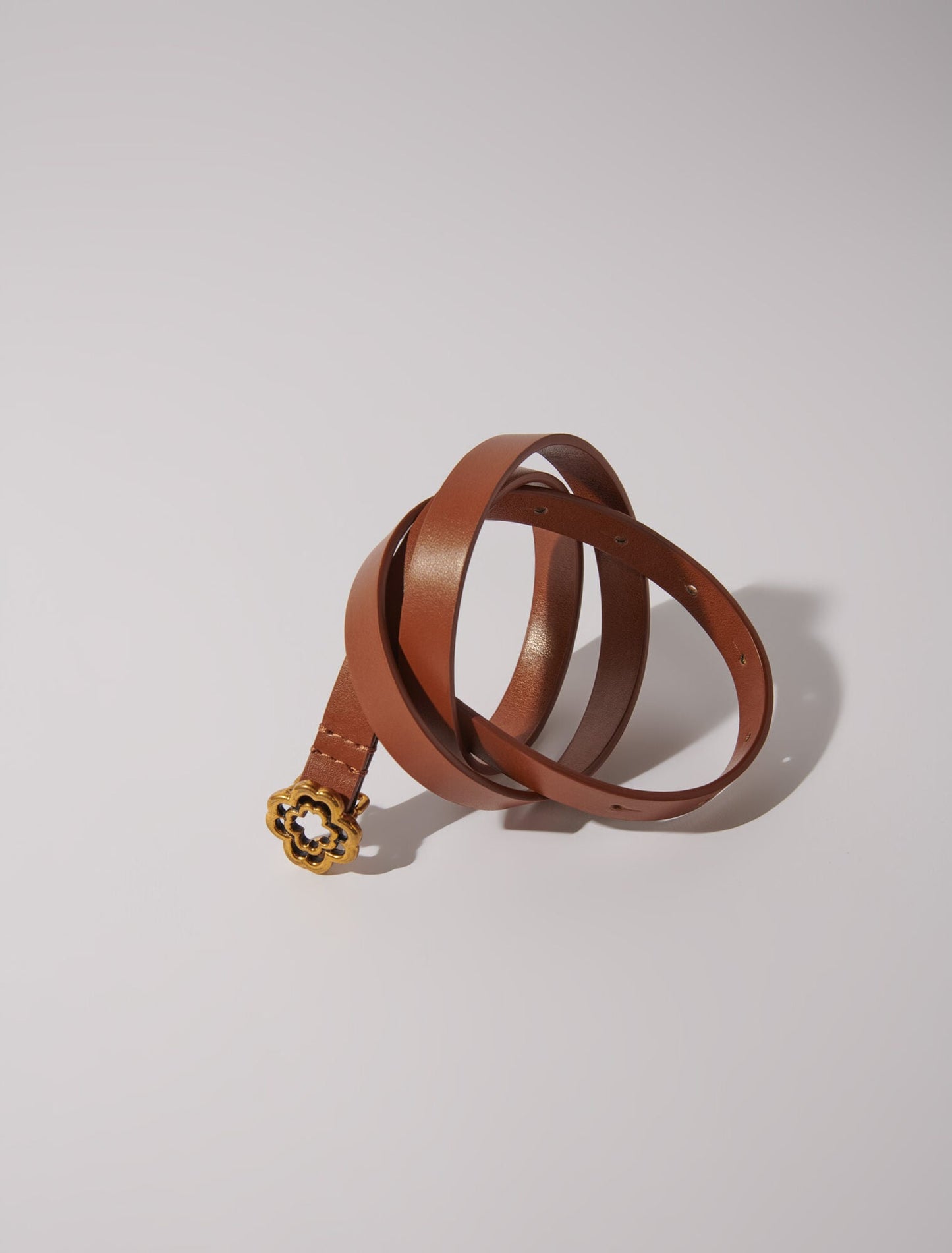 Maje Slim Clover belt