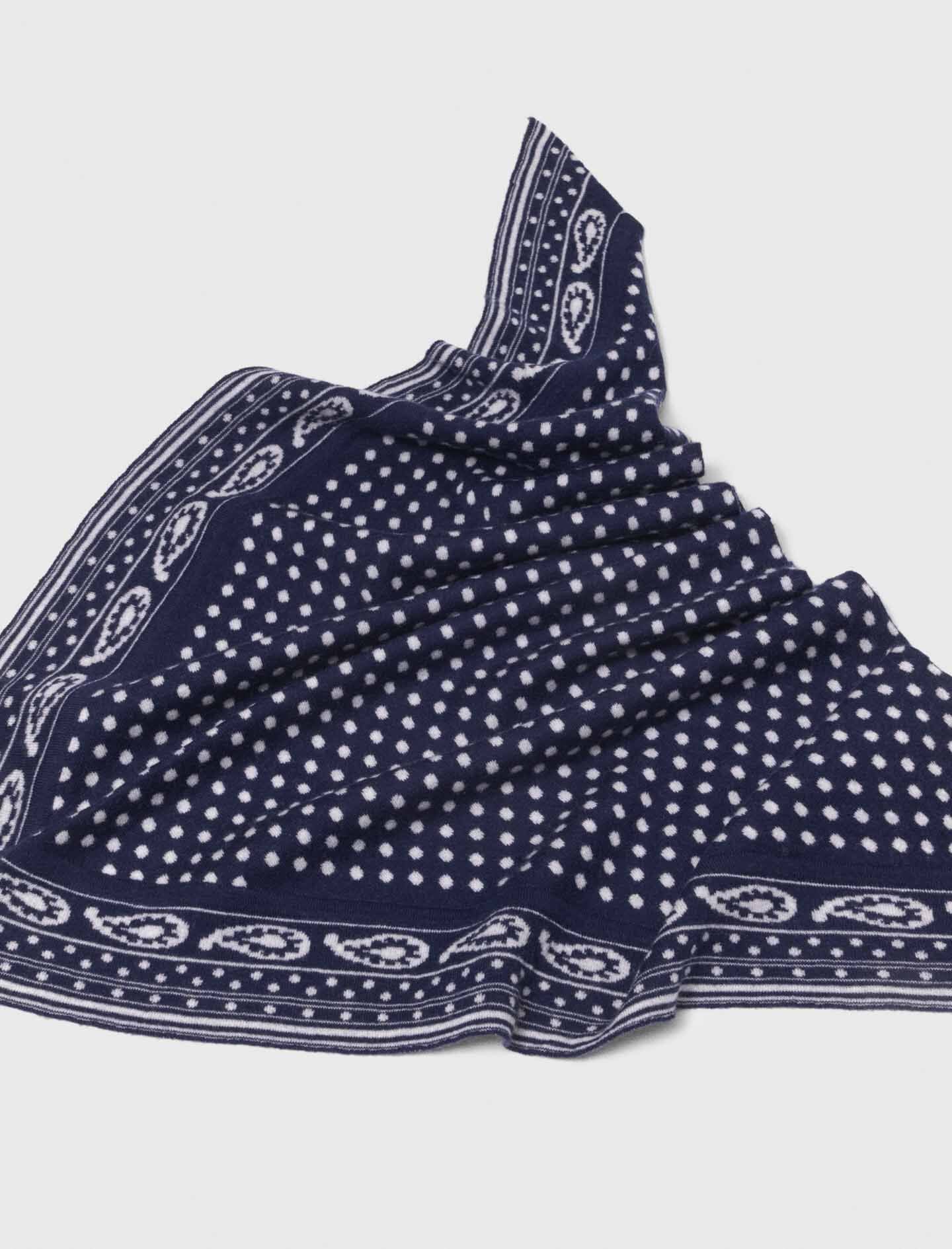 Maje Reversible wool and cashmere scarf