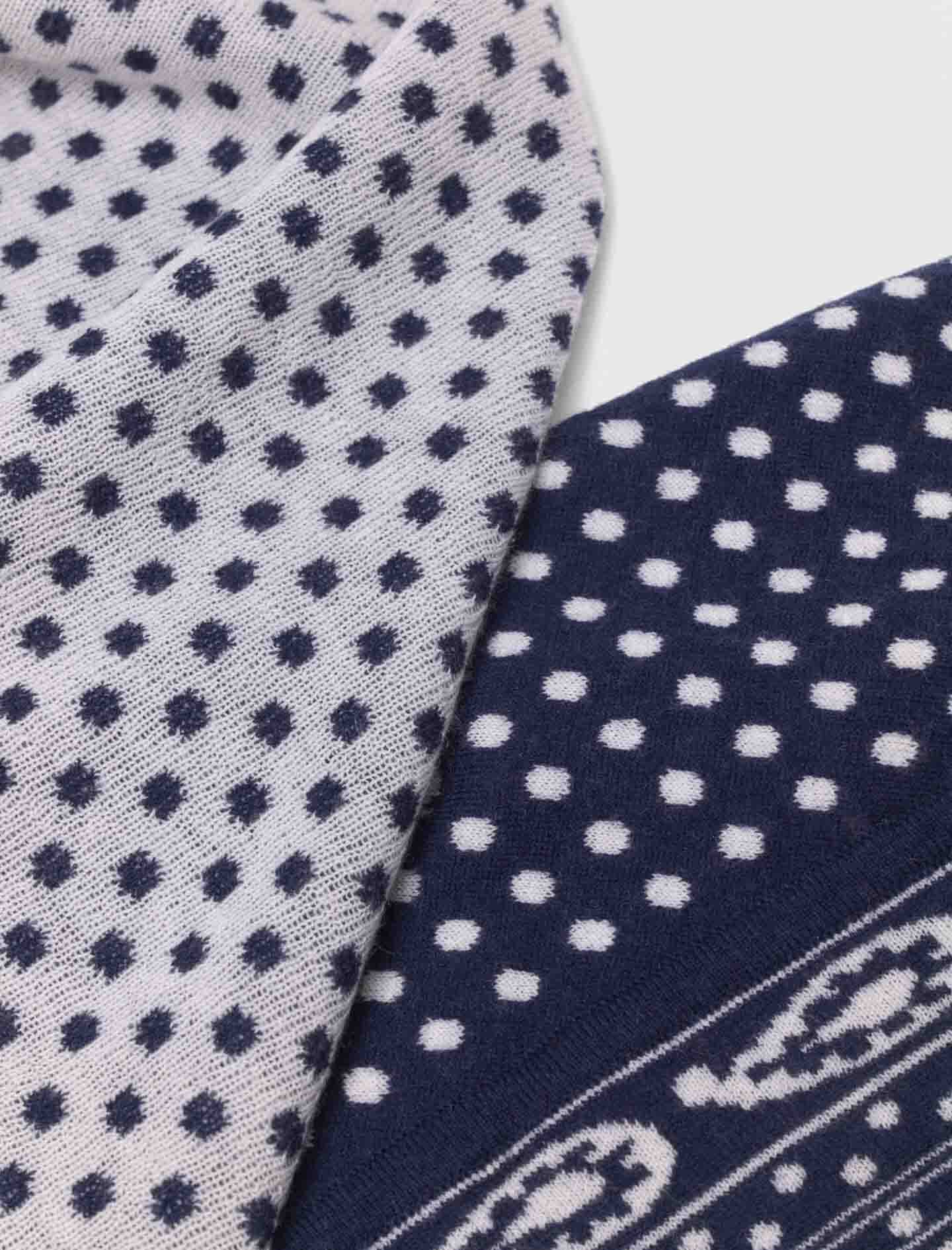 Maje Reversible wool and cashmere scarf