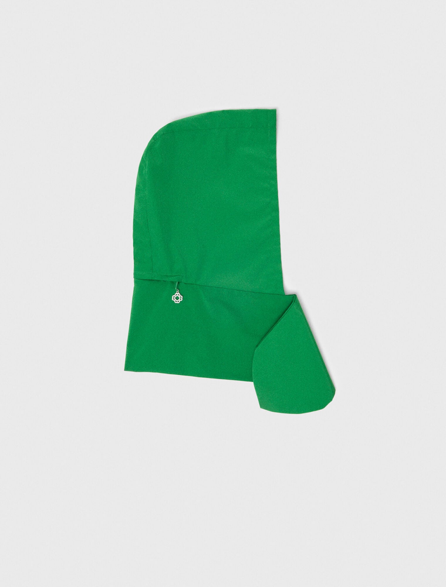 Maje Tie-up waterproof hood