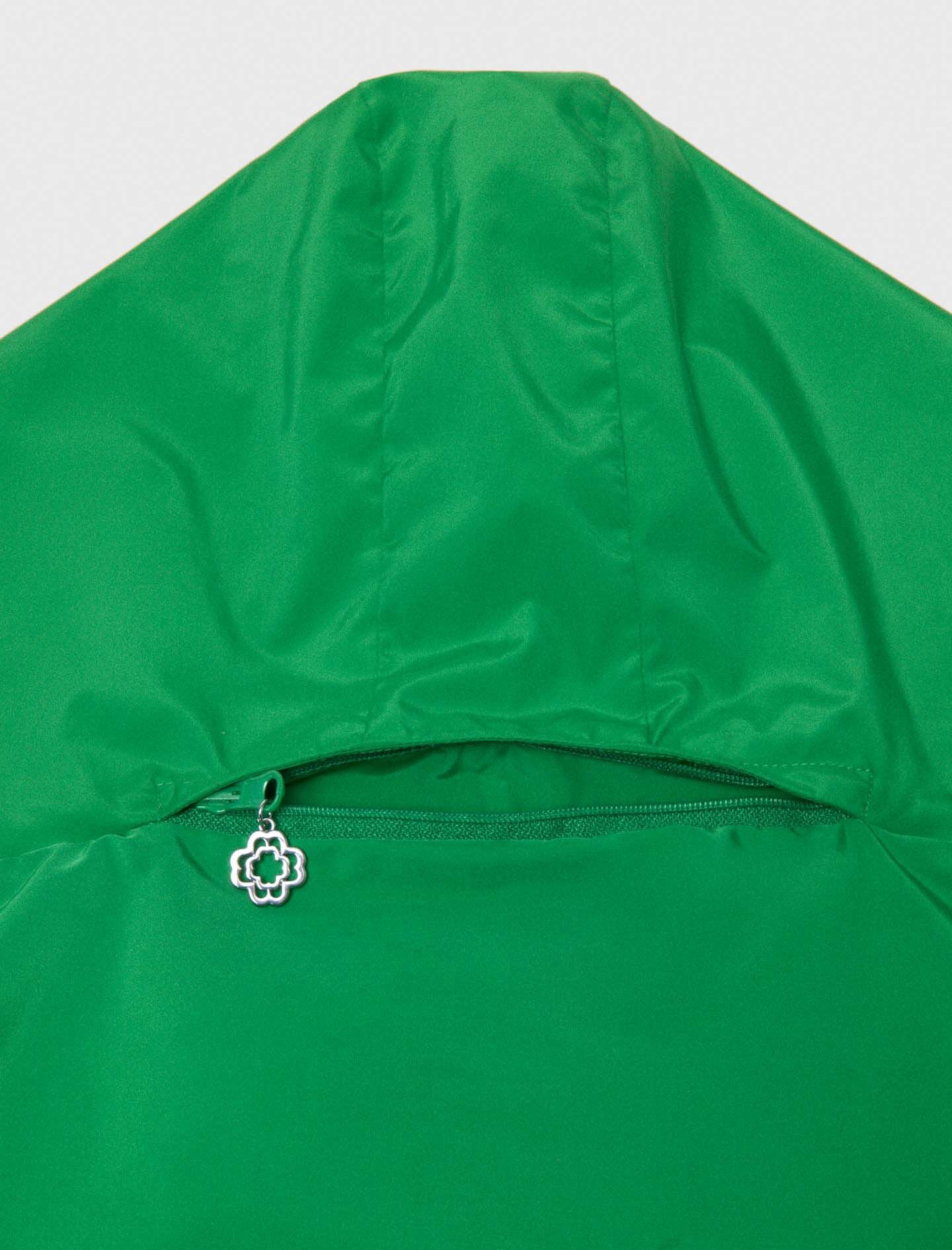 Maje Tie-up waterproof hood