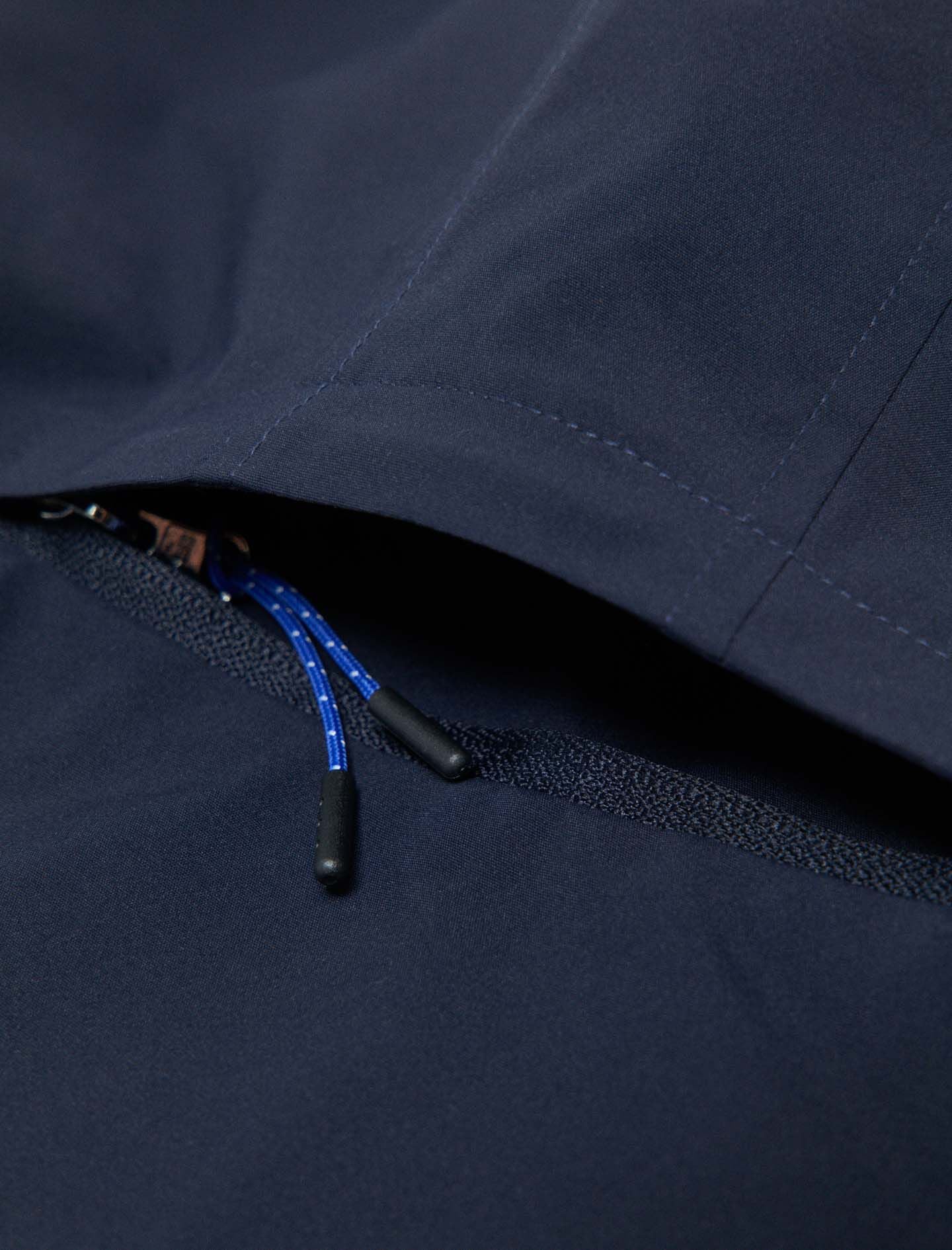 Maje Waterproof drawstring hood