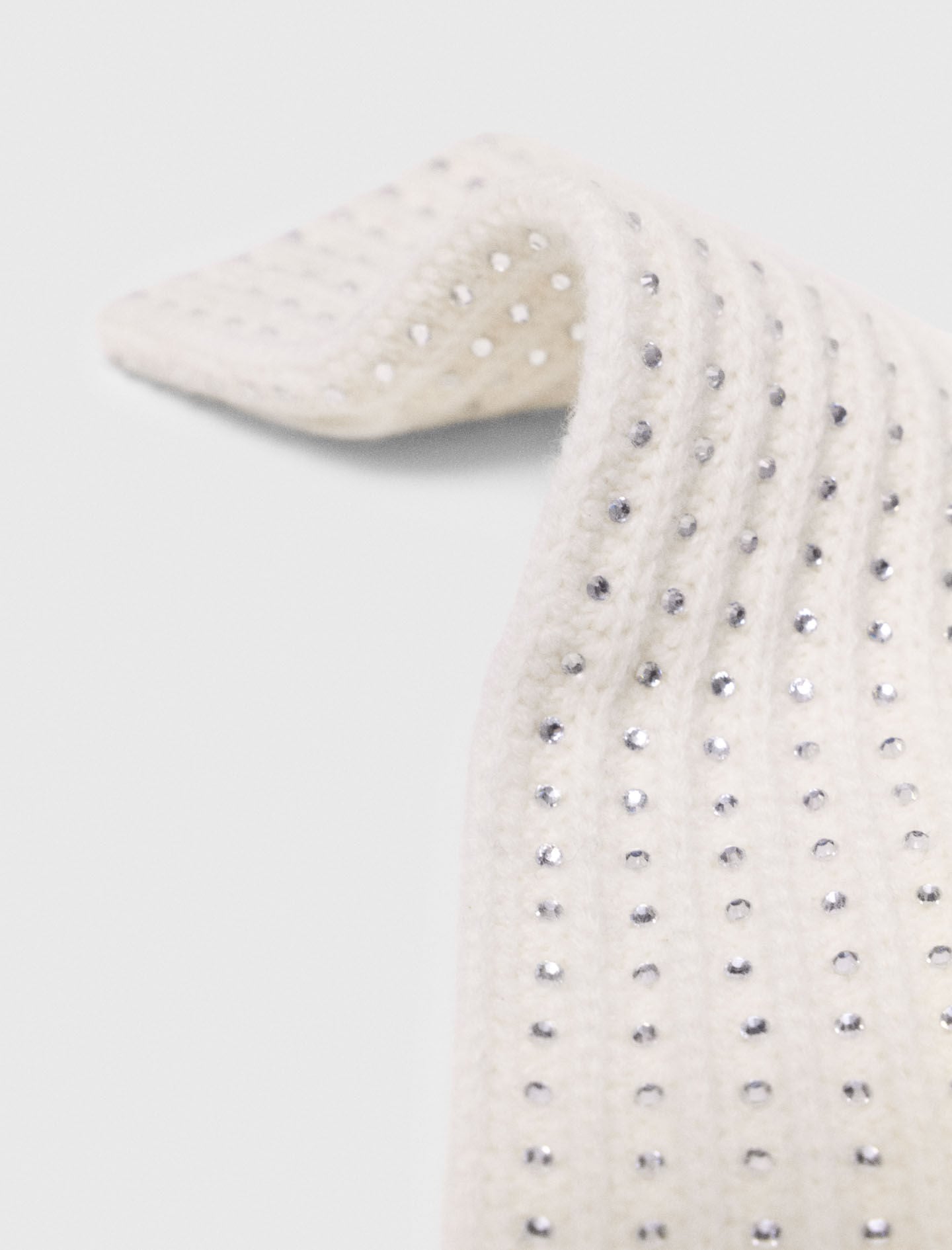Maje Wool and rhinestone mittens