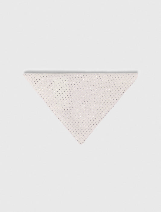 Maje Rhinestone wool triangle scarf