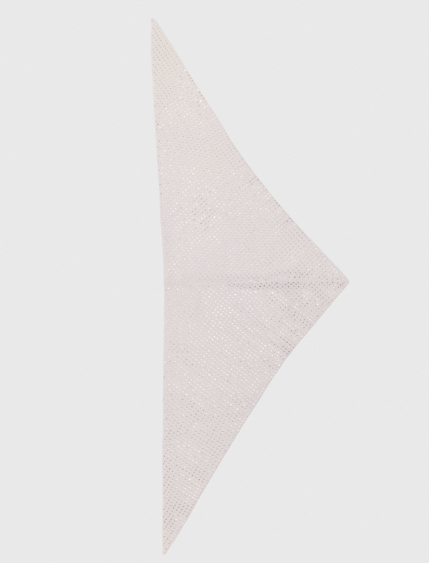Maje Rhinestone wool triangle scarf