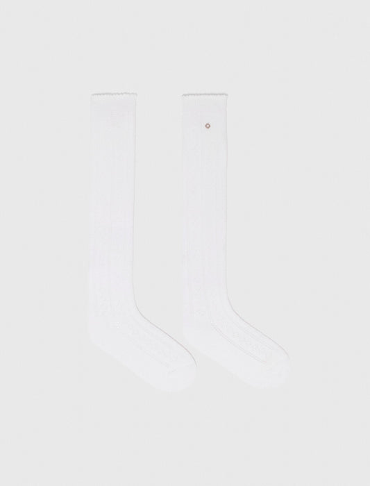 Maje Knee-high pointelle socks