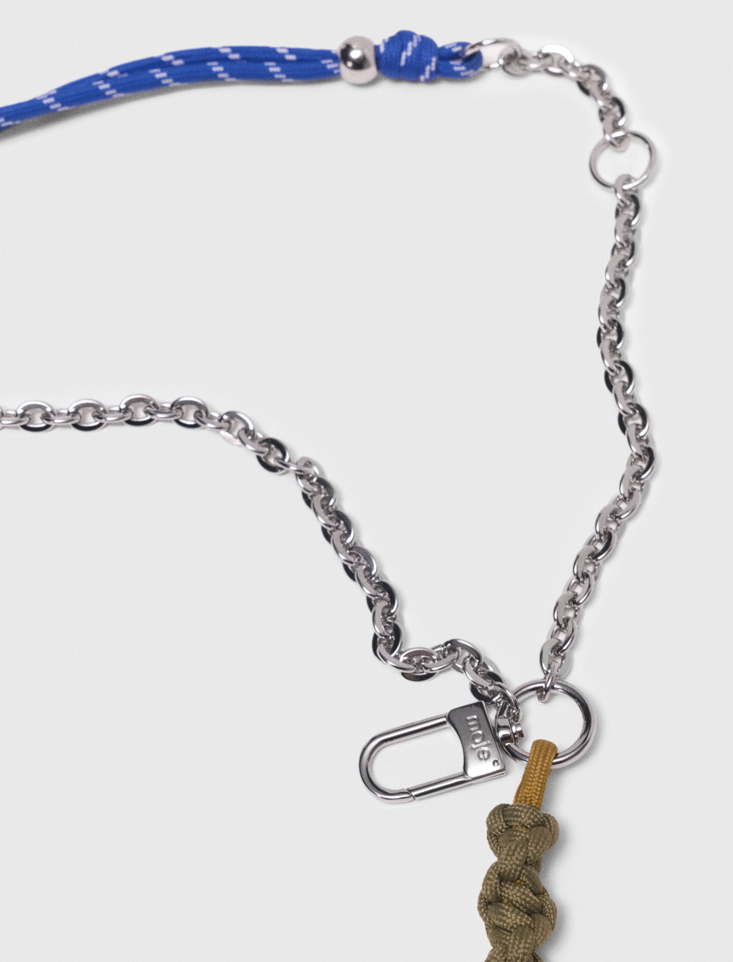 Maje Chain & cord mix bag charms