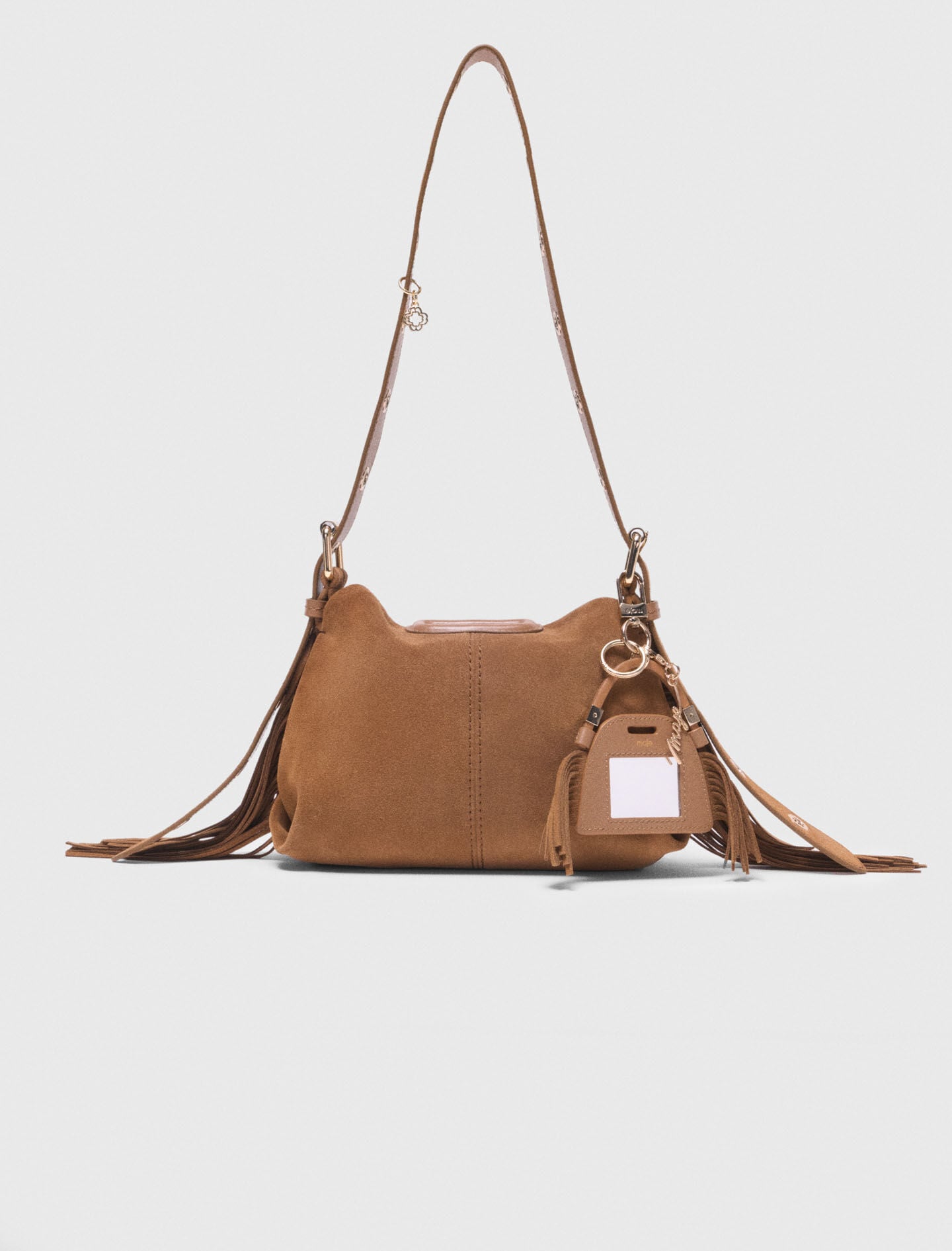 Maje Miss M mini mirror bag charm